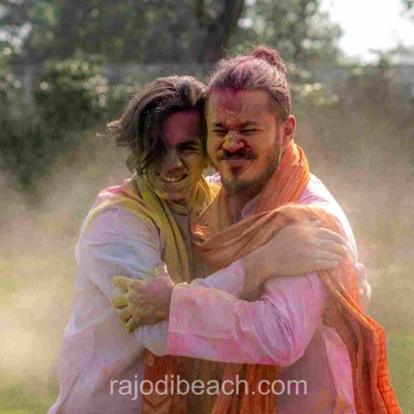 holi party Rajodi beach resort